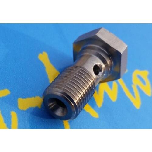 Stainless Steel M10 P1.0 M10 * 1.0 M10*1.0 20mm long banjo bolt for ptfe brake hose end Fitting