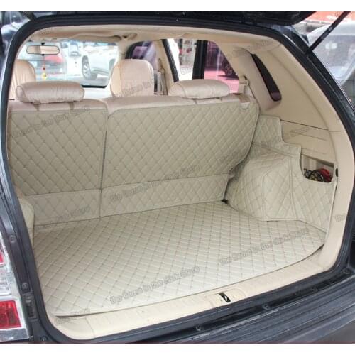 Lsrtw2017 Leather Car Trunk Mat Cargo Liner for Hyundai Tucson 2005 2006 2007 2008 2009 2010 Accessories Auto Boot Capet