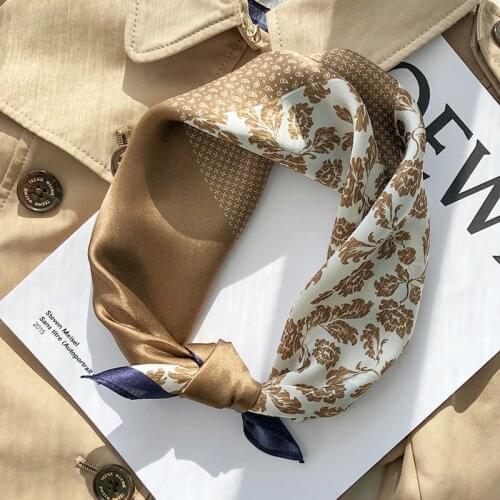 Square 100% Real Silk Scarf Women Silk Shawls Wraps for Lady Neckerchief Natural Foulard Femme Bandana Scarves Pashmina Fashion
