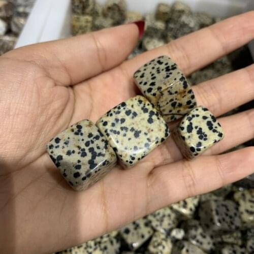 Hot sales natural Dalmation Jasper tumbled stone wholesale