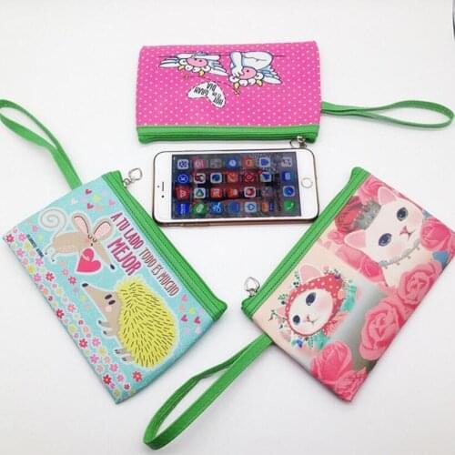 M308 2017 Lovely Handbag Bag Fashion Printing Cat Dog Monkey Hedgehog Small Cloth Bag Student Girl Women Bag