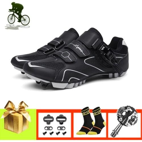 Mountain bicycle shoes men sapatilha ciclismo mtb SPD Pedals cycling sneakers self-locking outdoor breathable racing bike shoes