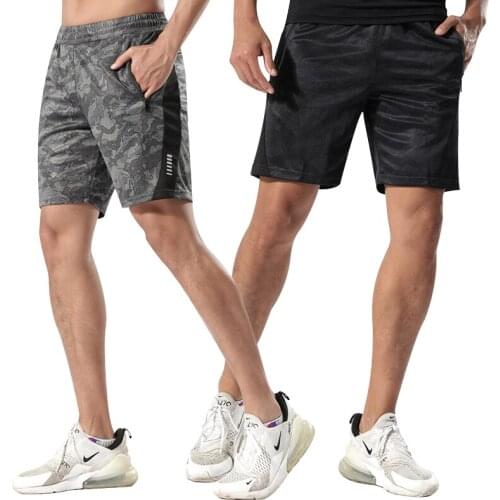 2020 Summer New Gym Mens Sport Running Fitness Short Pants Soccer Tennis Training Beach Shorts
