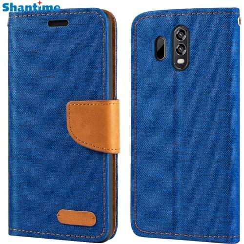 Oxford Leather Wallet Case For Homtom HT70 With Soft TPU Back Cover Magnet Flip Case For Homtom HT70