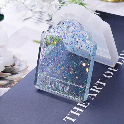 Snowflake DIY Silicone Mold Mirror Handmade Crafts Epoxy Resin Gifts Molds Silica Jewelry Making Pendant Crystal Necklace Decor