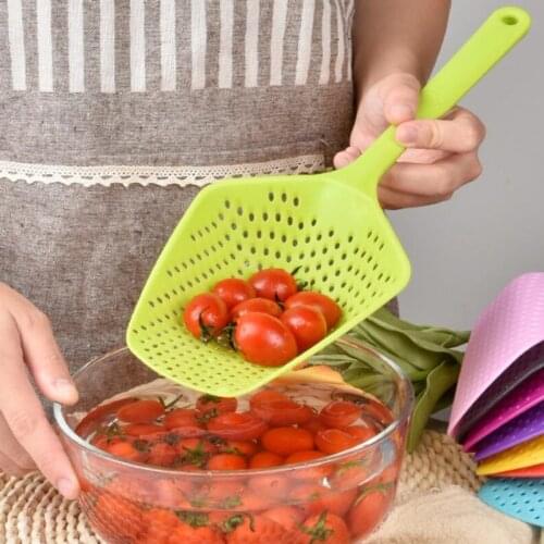 Vegetable Strainer Cooking Shovels Colanders French Fries Drainer Sifter Scoop Pasta Colander Filter Kitchen Tools Accessories