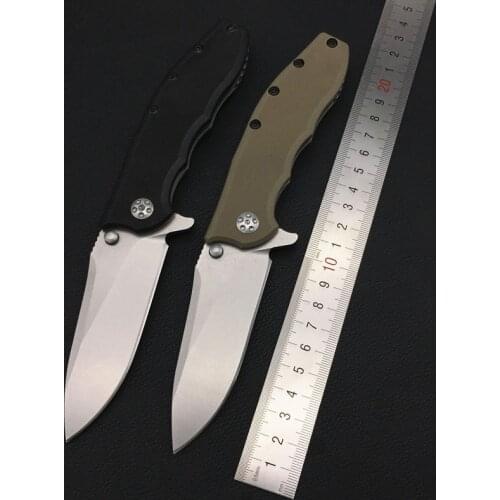 ZT Folding Knife ELMAX Blade G10 Titanizing Handle Survival Camping Tactical Knives Outdoor Ball Bearing EDC Tools