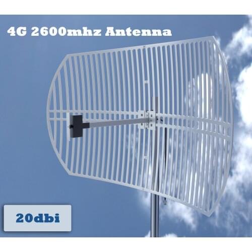 20dBi High Gain 4G LTE 2600mhz Outdoor Cell Antenna Mobile 4G 2600mhz External Mobile Phone Signal Antenna N Connector S32