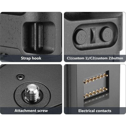 Neewer Vertical Battery Grip for Sony A9 A7III A7RIII Cameras, Replacement for Sony VG-C3EM, Only Works with NP-FZ100 Battery