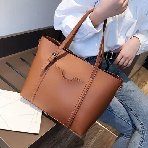 2020 Fashion New women Handbags Female Shoulder bag designer Luxury Lady Tote Large Capacity Zipper shoulder bag pu Leather