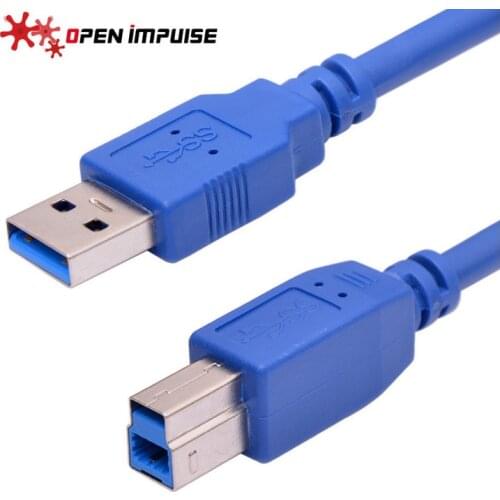 5 Pieces Superspeed USB 3.0 AM to BM Cable 3.0 Printer Data Cable 1m/3ft In stock