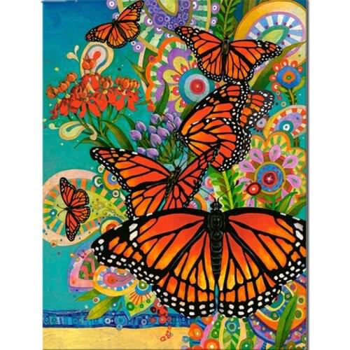 Diy Diamond Embroidery butterfly 5D Diamond Painting Cross Stitch Kits Full Diamond Mosaic Crafts Home Decor
