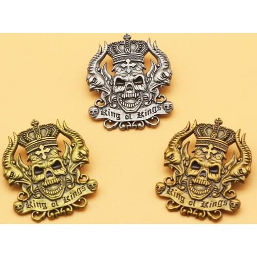 King of King Brooch Crown Skull Cross Eagle Alloy Enamel Insignia Creative Decorative Pins for Men and Womens ornaments