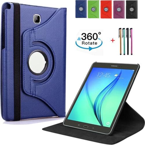 Tablet Funda Case For Samsung galaxy tab a sm T555 T550 P555 9.7 '' Protective Skin Coque For samsung galaxy tab a9.7 Coque +pen