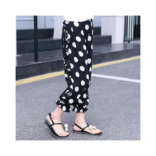 Kids Pants Girls Bloomers 2021 Spring Baby Dot Pants Casual Loose Girls Pants Kids Clothes