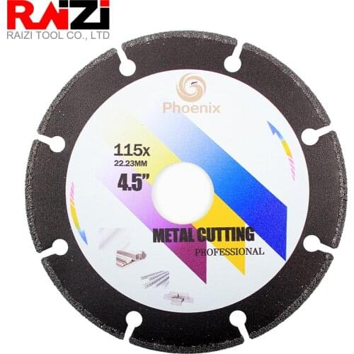 Raizi 100/115/125 mm metal cutting disc saw blade for angle grinder steel stainless steel Aluminum diamond metal disc