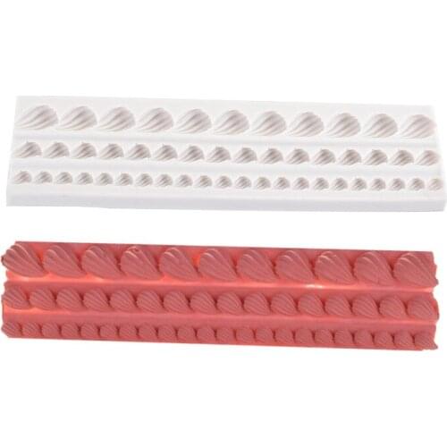 Ice cream cream pearl shape surrounding silicone mold DIY fondant mold chocolate cake decoration mold baking tool