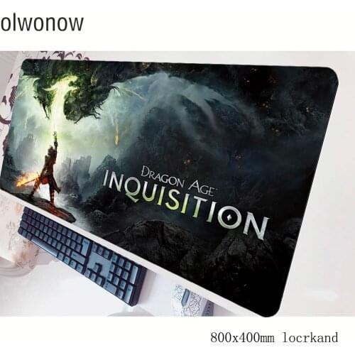 Dragon age mouse pad gamer 80x40cm gaming mousepad Domineering notbook desk mat Beautiful padmouse games pc gamer mats gamepad