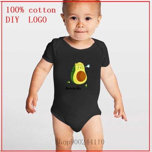 Newborn Baby Bodysuit Baby Summer Boys Girls Jumpsuit Avocado Gift for Sprinter & Runners Avocardio Short Sleeve Outfits