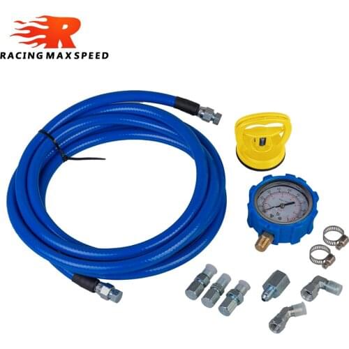 New Fuel Pressure Mechanical Gauge Test Tool Kit Fits Ford Powerstroke 6.0L 7.3L Yellow Sucker