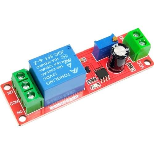 NE555 Timer Switch Adjustable Module DC 5V 12V Time delay relay Module Shield 0~10S Control Switch Car Relays Oscillator