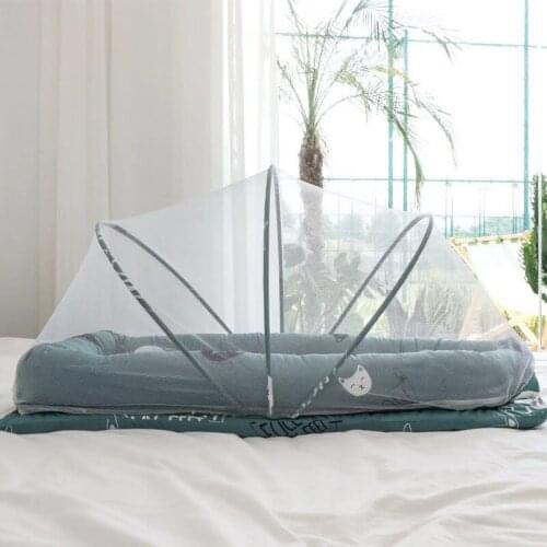 Babynest Newborn Baby Nest Bed Portable Crib Travel Bed Mosquito Net Baby Nestje Baby With Pillow Bumper Cushion Bassinet Lounge