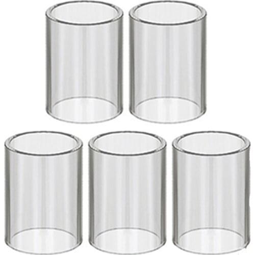 FATUBE 5pcs straight mini glass cups for K4 Nepho Sub Ohm Triton Mini V2 Atlantis V2/Atlantis EVO/ Atlantis Mega v2 GLASS TUBE