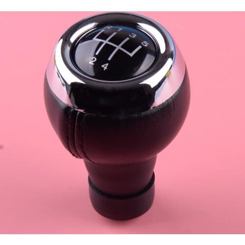 Black Top Manual 5 Speed Gear Shift Knob Shifter Head Car Fit For Mini Cooper R55 R56 R57 R58 R59 R60 R61