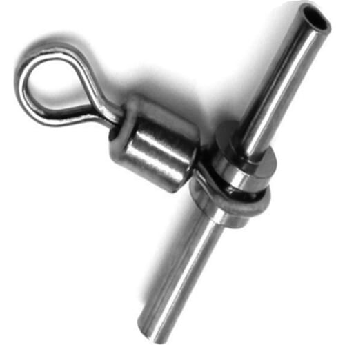 10pcs/lot cross-line crane connector 2/0#-10# fishhooks with fishing swivels hook connector fishing accessoires for bass carp