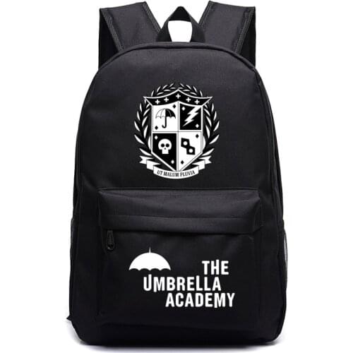 The Umbrella Academy Backpack Girls School Bags For Teenage Women Men Daily Printing Backpack Black Casual Mochila Escolar