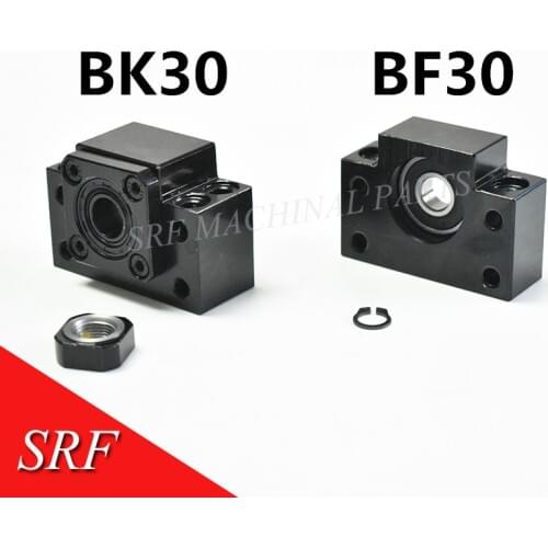 Ballscrew Support 1set BK30 + BF30 4005 4010 Ballscrew end support for SFU4005 4010 Ballscrew