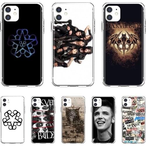 Silicone Bag Case For Xiaomi Redmi 2 S2 3 3S 4 4A 5 5A 5 6 6A 7A 9 9T 9C 9A Pro Pocophone F1 Music-Band-Black-Veil-Brides-Poster