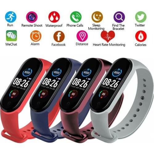 Smart Digital Watch Women Men with Steps Calories Distance Weather Heart Rate Monitor Sport Fitnees Tracker Waterproof Bracelet