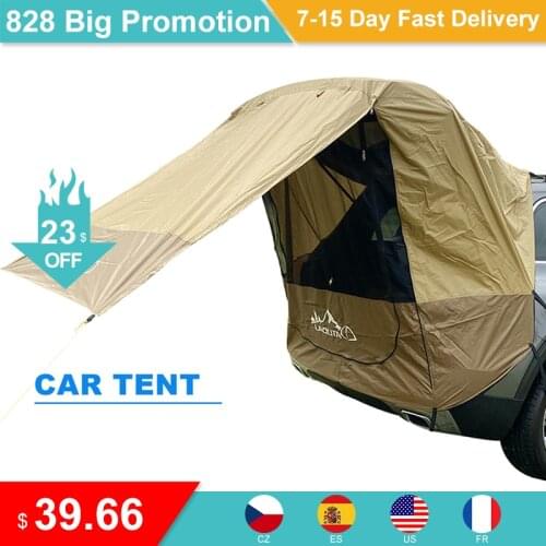 Car Trunk Tent Sunshade Rainproof Tour Barbecue Outdoor Self-driving Tour Barbecue Camping Car Tail Extension Tent