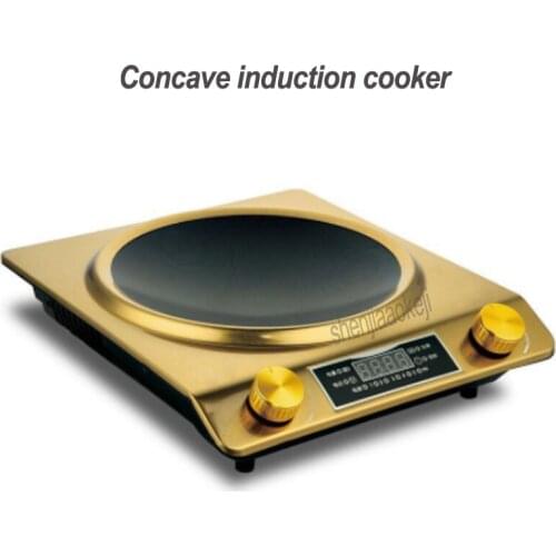 Waterproof high power Concave type magnetic Hotpot cooker Home induction cooker intelligent Electric mini hot pot stove 3500W