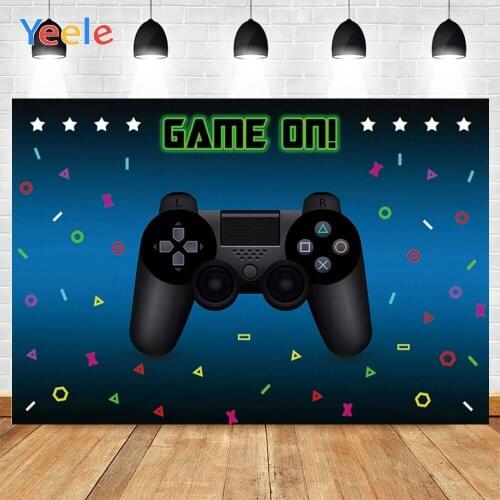 Yeele Baby Birthday Colorful Symbol Game Console Gift Background Photography Baby Photo Studio for Decoration Customized Size