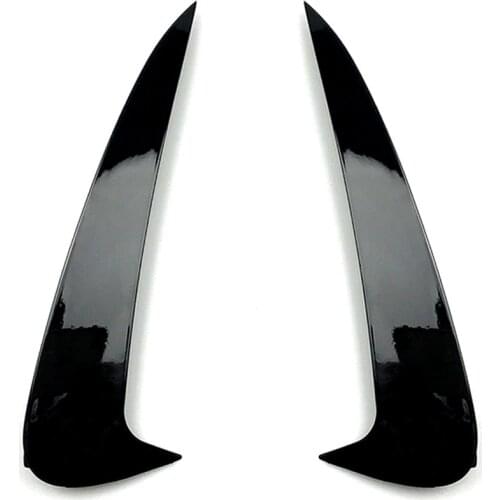 Rear Bumper Spoiler Side Canard for Mercedes for Benz C Class Estate S205 C180 C200 for AMG Black
