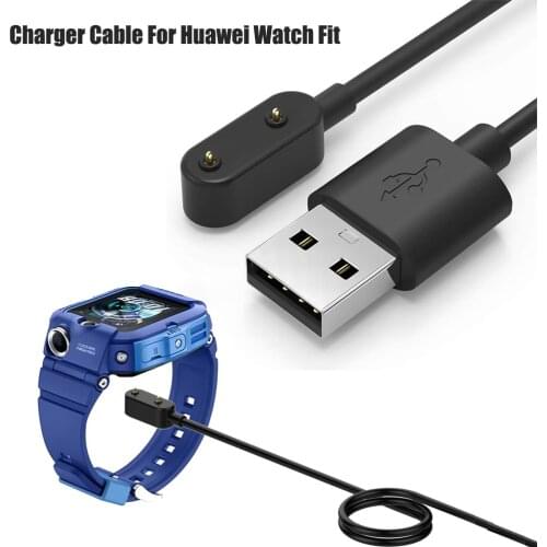 2-Pack 1m Charger Compatible with Huawei Watch Fit Smart Watch USB Charging Cable Adapter For Huawei Fit Replacement Accessory