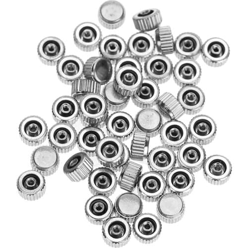 100pcs Waterproof Watch Crowns Repair or Replace Supplies Watchmakers