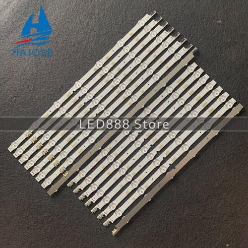 16 PCS/set LED backlight strip for Samsung UE50JU6800 UE50JU6850 UE50JU6800K UE50JU6850 BN96-38479A 38480A V5DR_500SCA 500SCB_R1