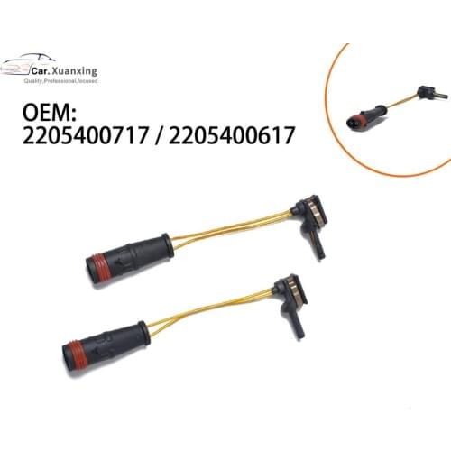 322356895624 2PCS Front Rear Brake Pad Wear Sensor line For Mercedes W220 2205400717