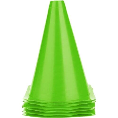 6pcs 18cm Soccer Marker Soccer Training Cone Football Barriers Plastic Marker Holder Accessory for football training