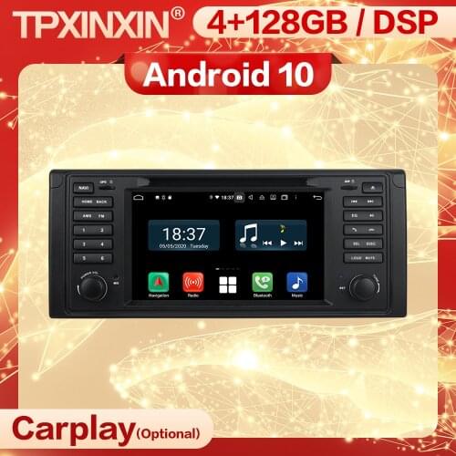 Carplay 2 Din Car Android Stereo Receiver For BENZ E39 1995 1996 1997 1998 1999 2000 2001 2002 2003 Radio Audio Head Unit Screen