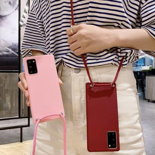 Shoulder Strap Cover For Huawei Honor 30s 30 Pro 10 9 8 Lite 9S 9A 8X 7X 6X P Smart 2019 Case Necklace Lanyard Rope Chain Fundas