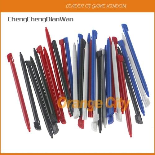 ChengChengDianWan Multi color plastic color stylus touch pen For 2DS slot in plastic stylus touch pen 10pcs/lot