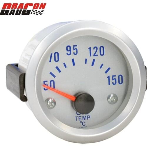 Dragon 52mm Auto Car 50-150 Celsius OIL Temperatu Gauge Modification Racing Temp Meter With Sensor Free Shipping