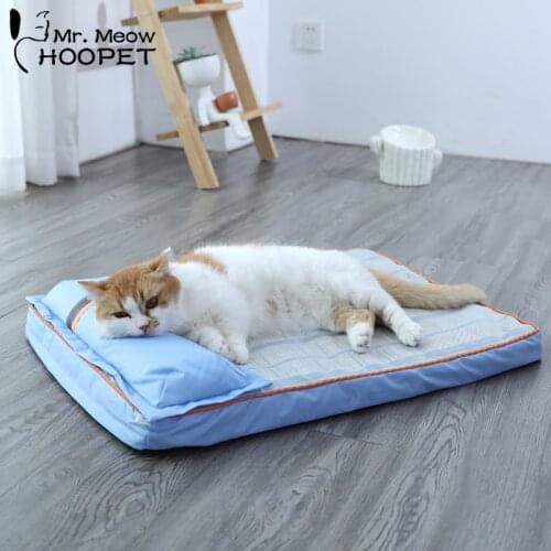 Hoopet Dog Lounger Large Pets Bed Dog Sofa Bed Cat Cushion Summer Dogs Bed With Soft Washable Zipper Cover