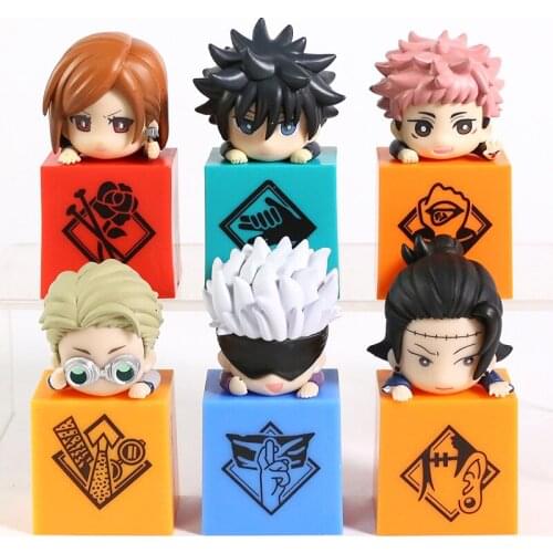 Jujutsu Kaisen Itadori Yuji Fushiguro Megumi Kugisaki Nobara Gojo Satoru Nanami Kento Geto Suguru Hooking Hikkake Figures Toys