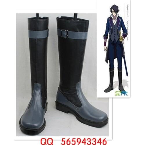 K Fushimi Saruhiko Halloween Cosplay shoes Boots S008