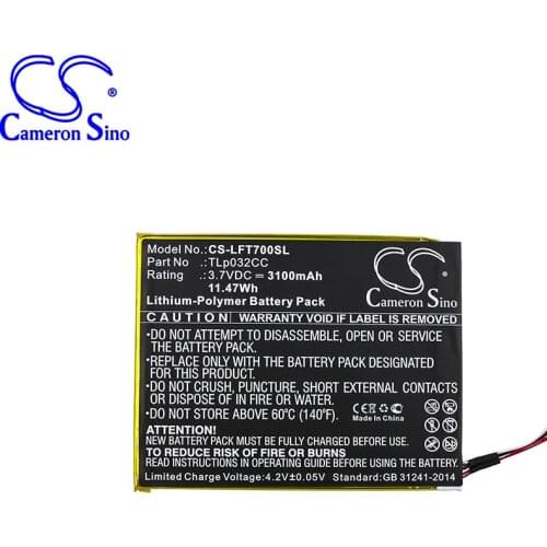 CameronSino for ALCATEL 9005X One Touch Pixi 3 8.0 OT-9005X OT-9023 OT-9023A OT-9023X TLp032CC battery